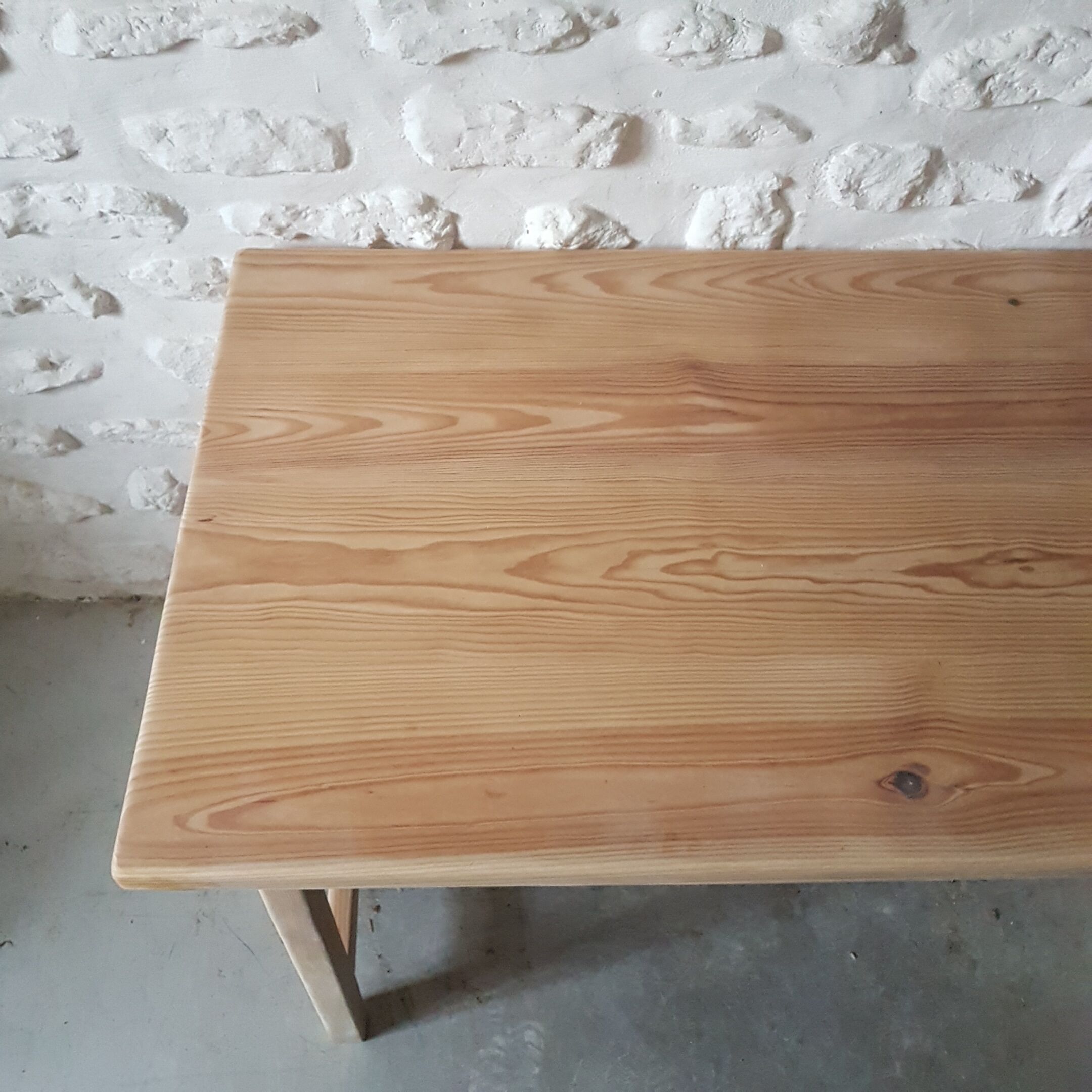 Restored farm table
