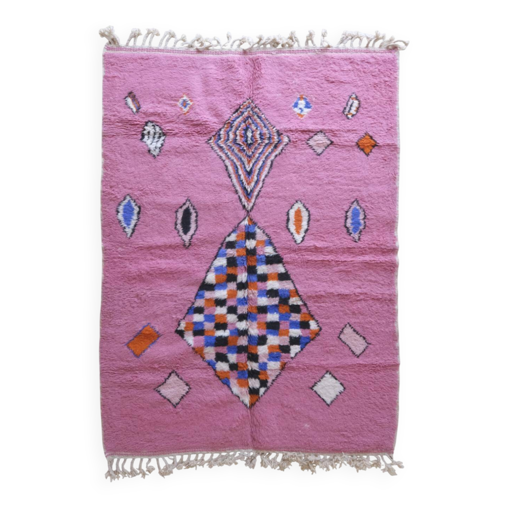 Pink Moroccan Rug - 295 x 207 cm