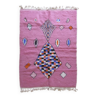 Tapis Marocain Rose - 295 x 207 cm