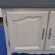 Sideboard style Louis XV light gray