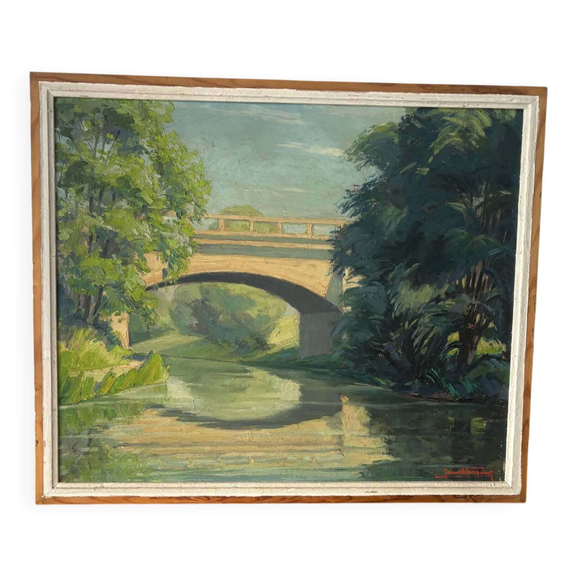 Paysage de pont du XXEME siècle