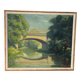 20th century bridge landscape