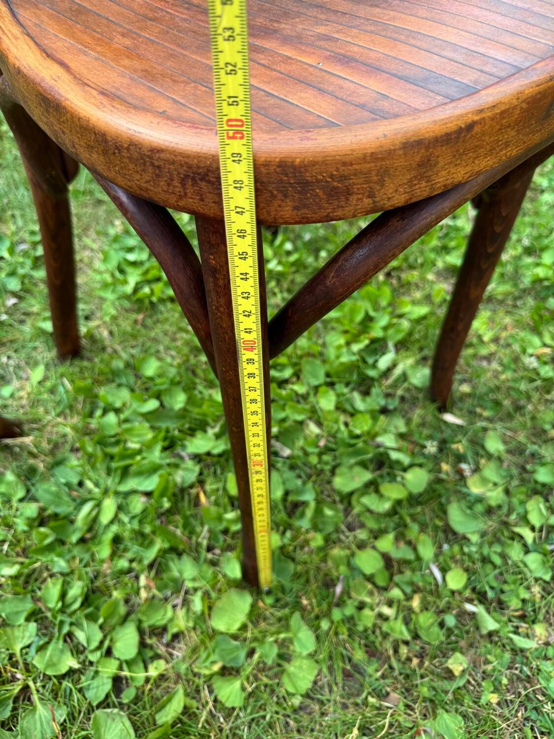 Set of 6 Thonet and Fishel bistro chairs, early 20th century