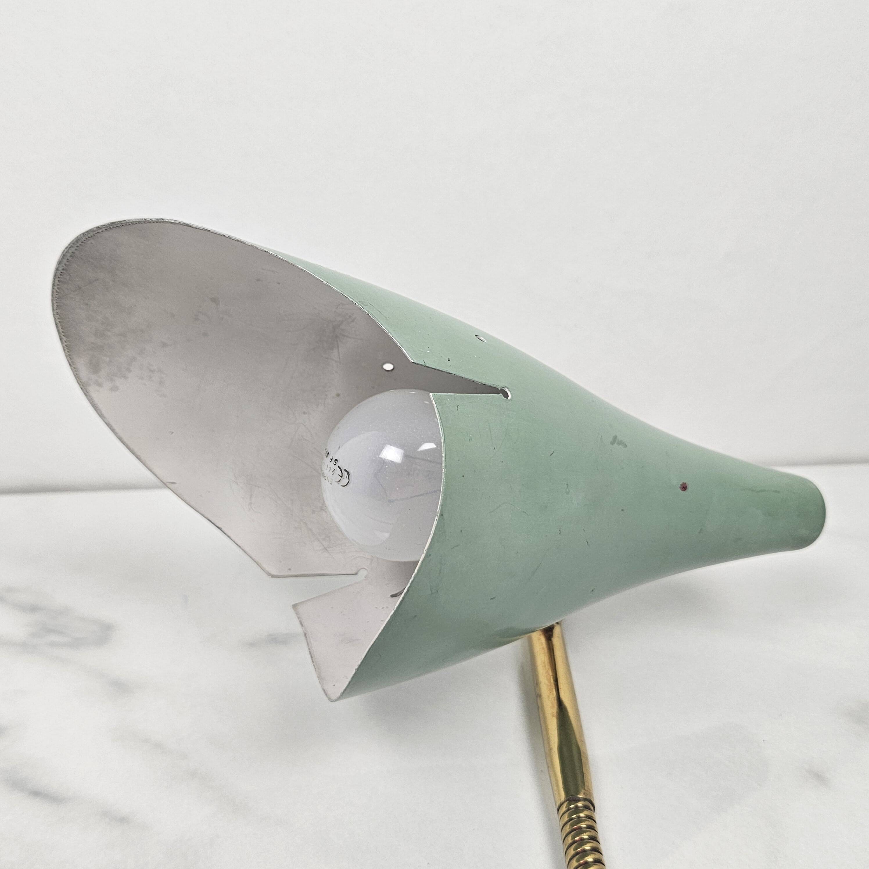 Table Lamp With Marble Foot by Oscar Torlasco, Italy 1955