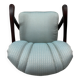 Art Deco blue club chairs