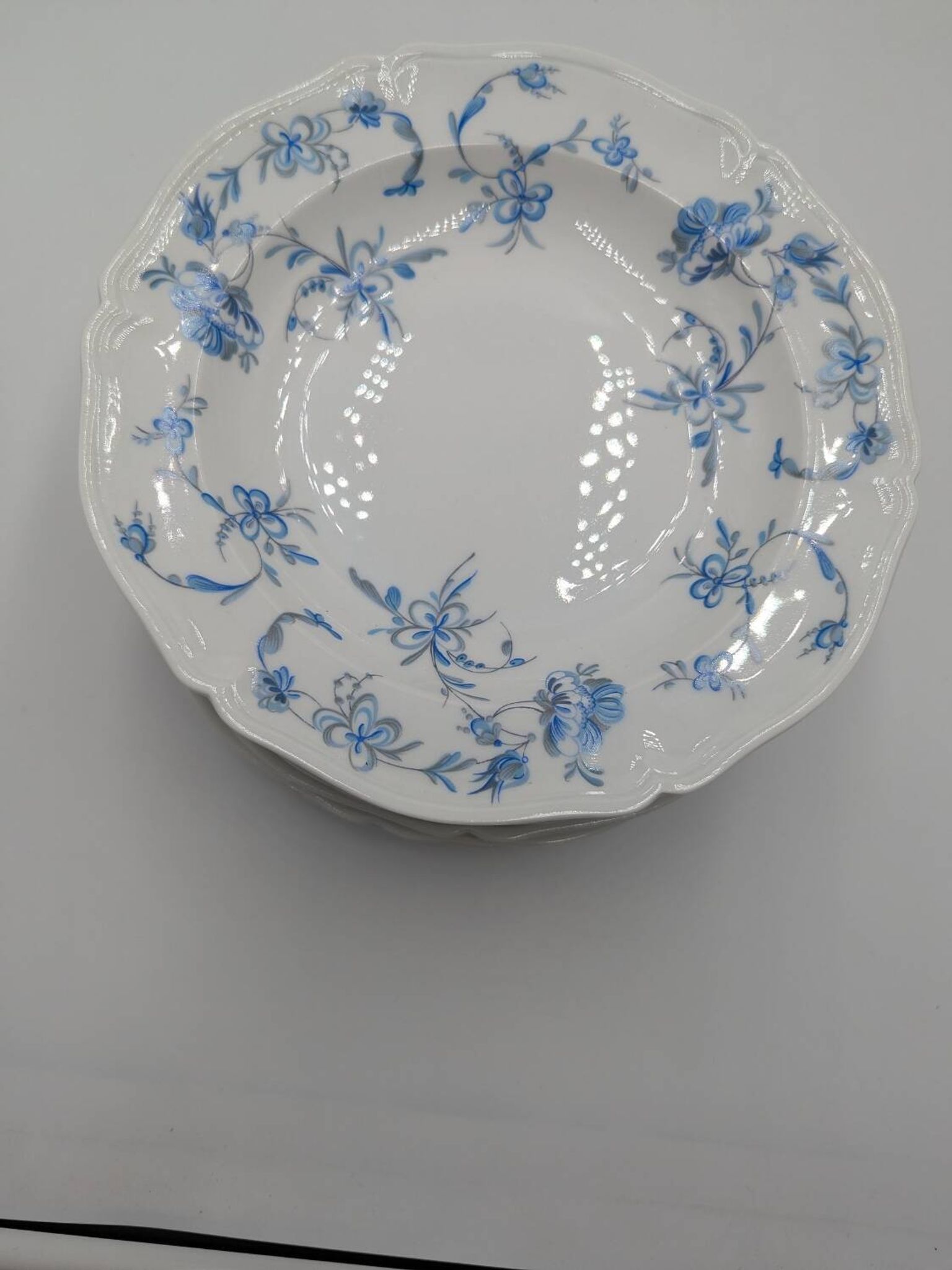 10 soup plates old porcelain royal factory of Limoges