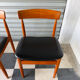 Lot de 4 chaises danoises en teck