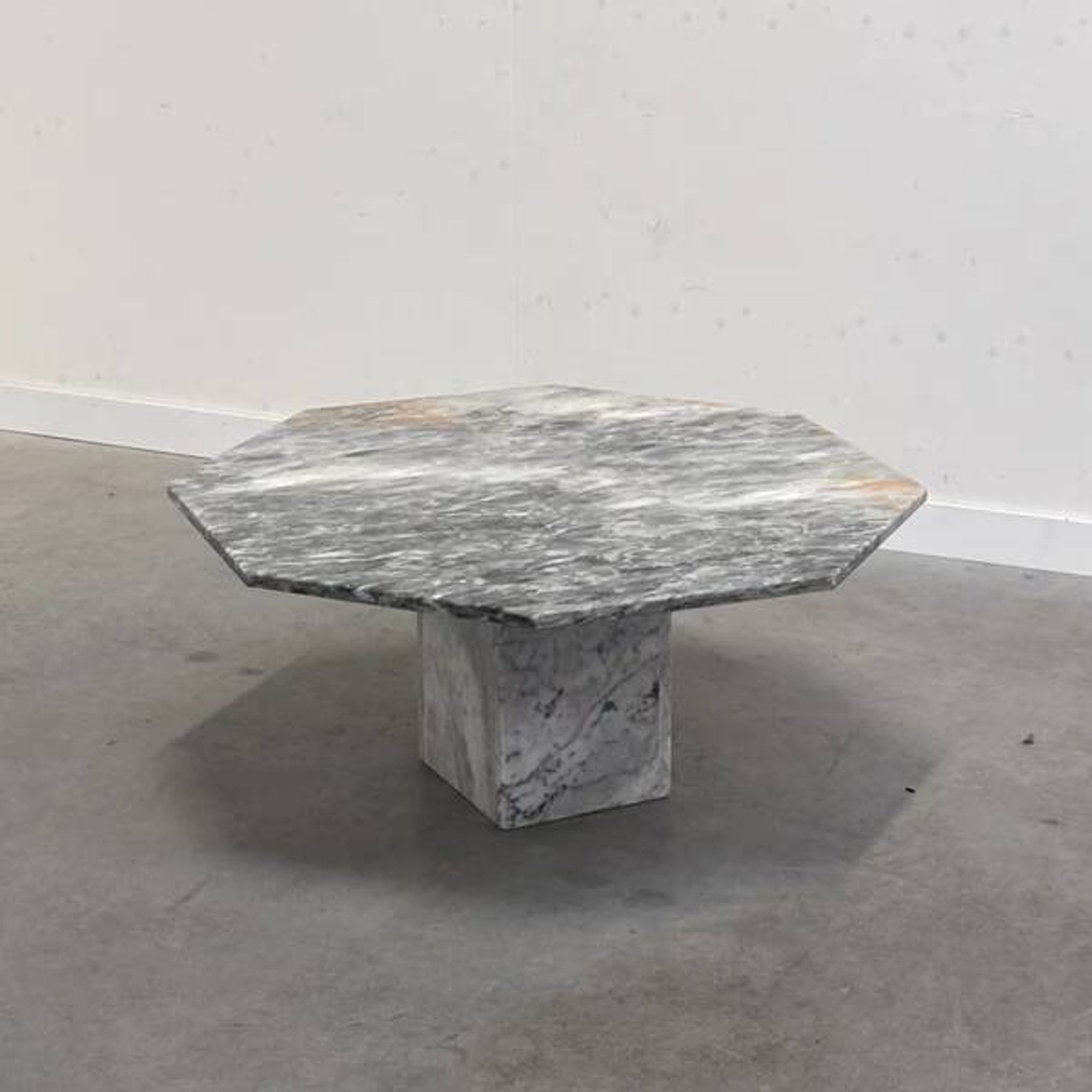 Vintage marble coffee table, 1970s