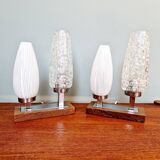Paire de lampes de chevet Mid-century, années 1950-60