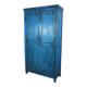 Indian wardrobe 2 solid doors and 3 shelves, interior in raw wood