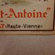 Affiche publicitaire ancienne