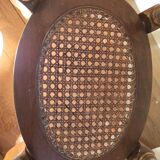 Oval pedestal table
