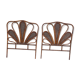 Pair of headboard 1 place in rattan and cannage