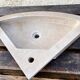 Corner stone sink