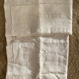 Pair of embroidered pillowcases