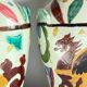 Italian Majolica Vases with Dragon Motif