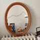 Miroir vintage bambou et rotin