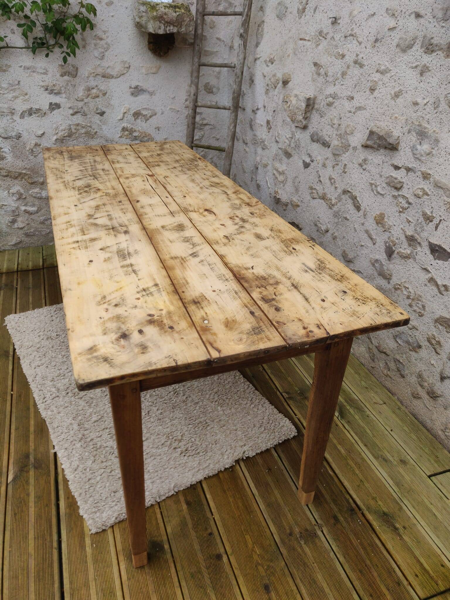 Old farm table