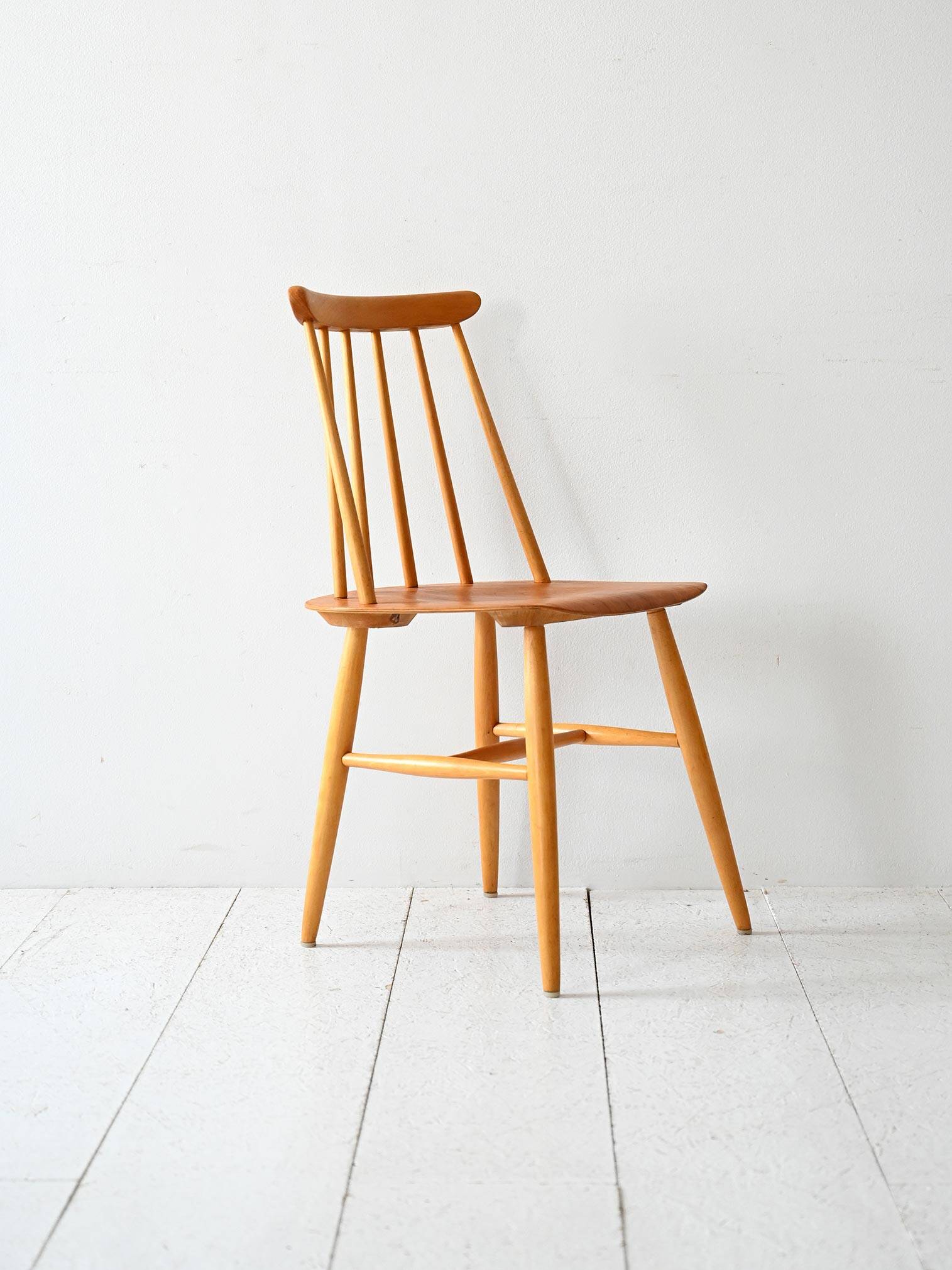 Set of 4 Fanett Chairs by Tapiovaara, Edsbyverken 1962