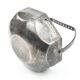 Art Nouveau sugar bowl, silver-plated brass, Austria, early 20th century