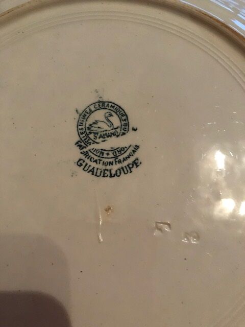 Hollow dish 29cm st amand model guadeloupe