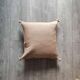Moroccan beige cotton cushion