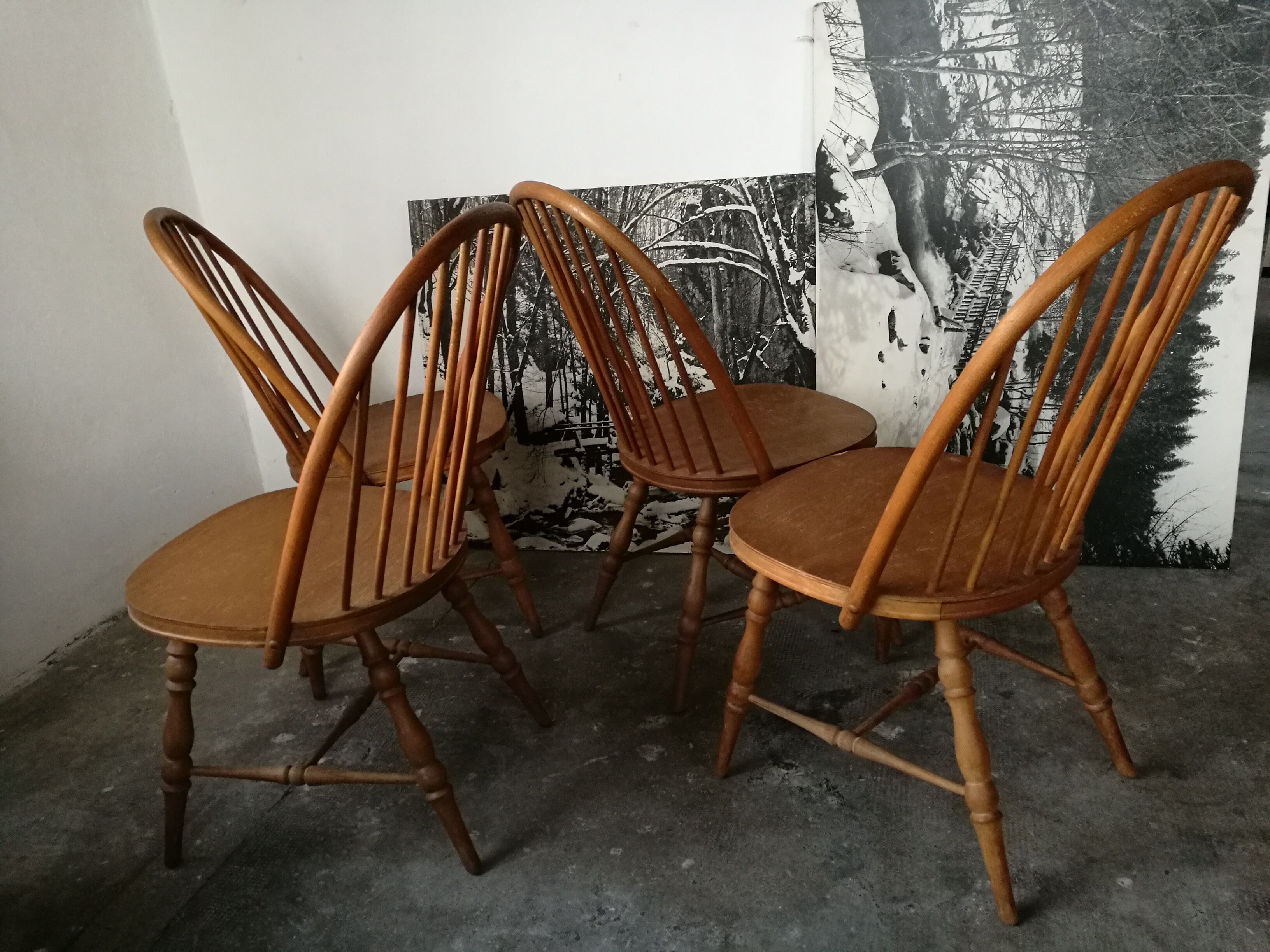 Set of 4  bar chairs