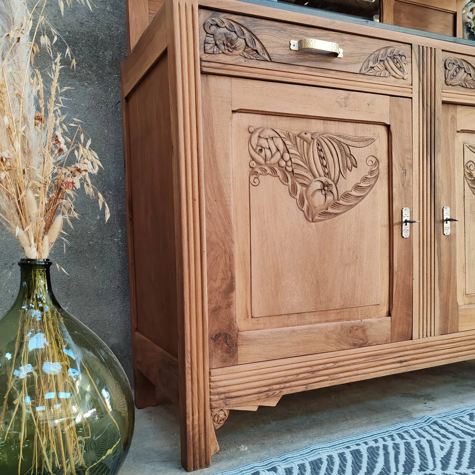 Art Deco two-body buffet