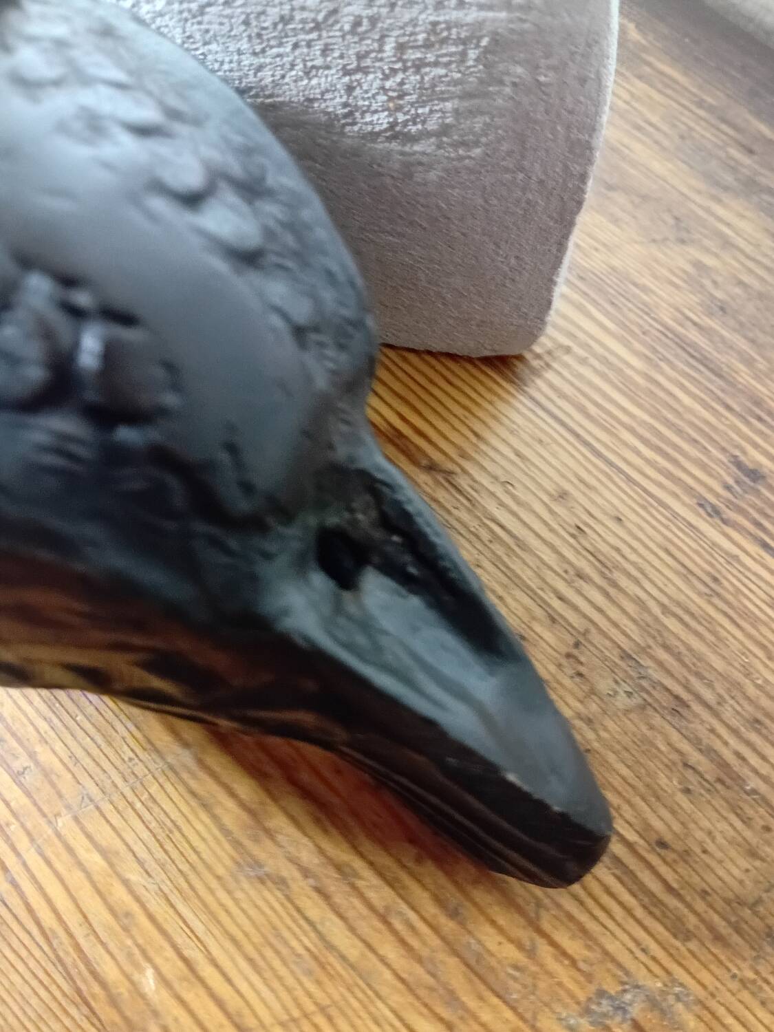 Patinated bronze hen from the Meiji period (1868-1912)
