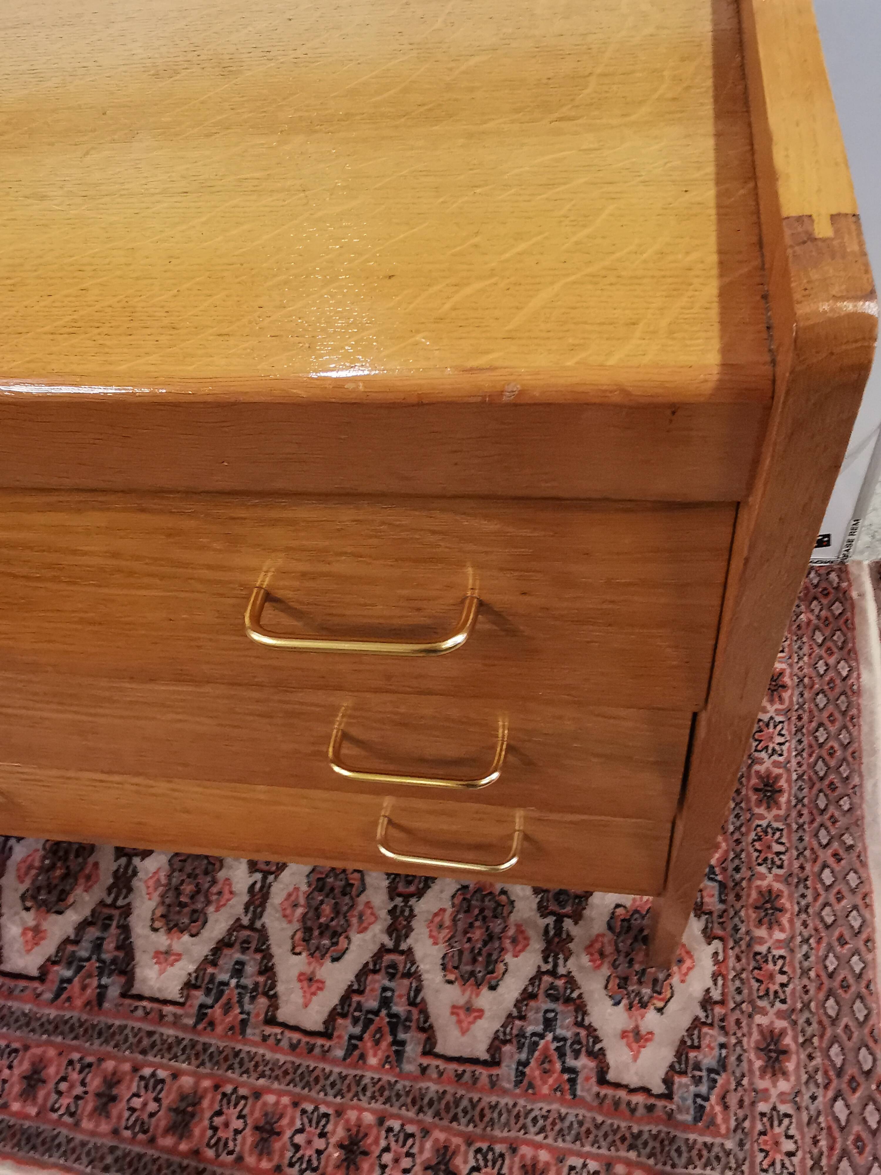 Vintage chest of drawers holes drawers