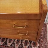 Vintage chest of drawers holes drawers