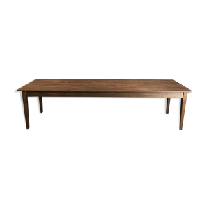 Table en bois massif, 300 cm brown