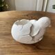 Chick in its egg, decorative plaster - empty pocket