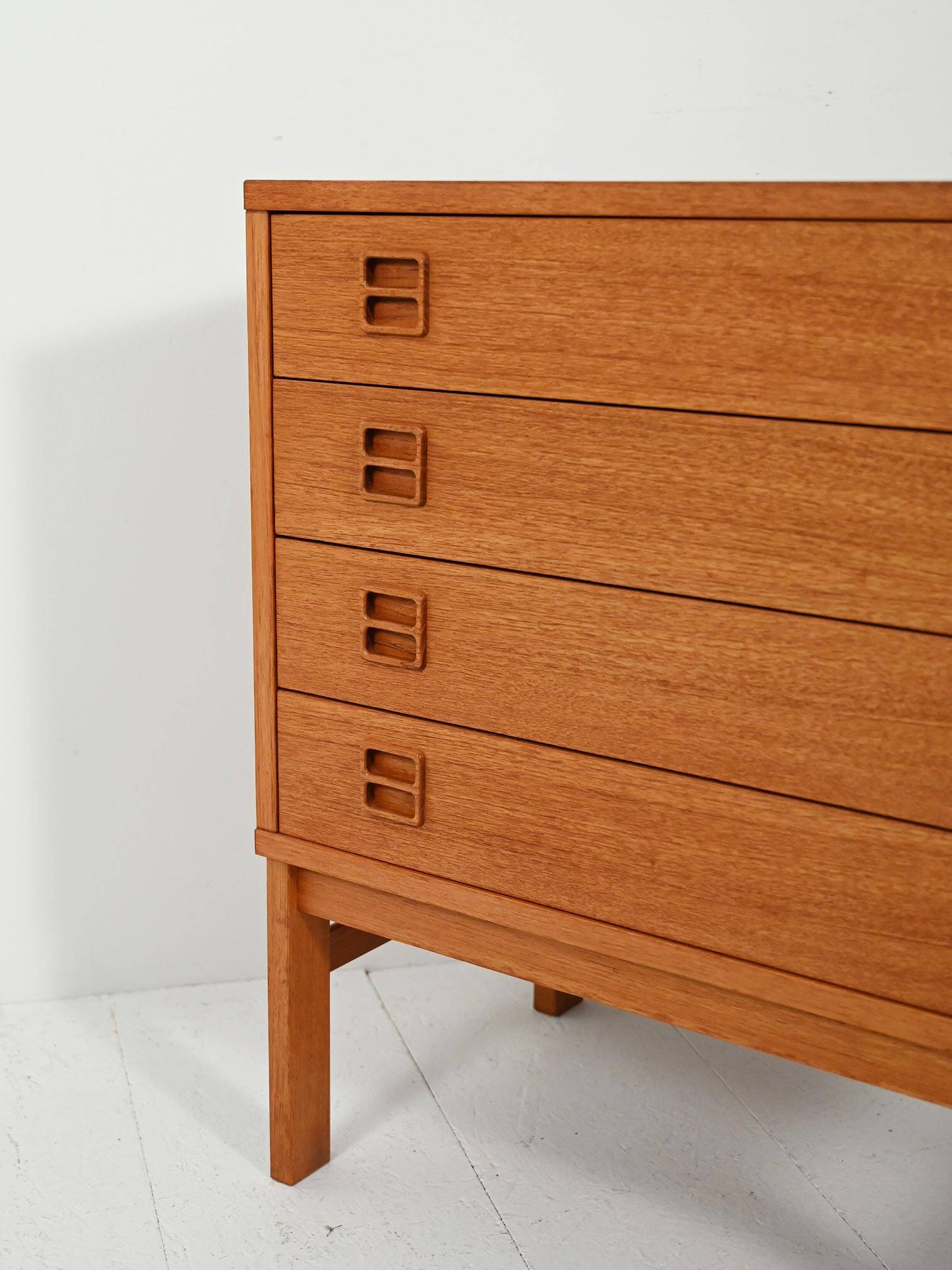 Scandinavian rationalist chest of drawers, 1960s