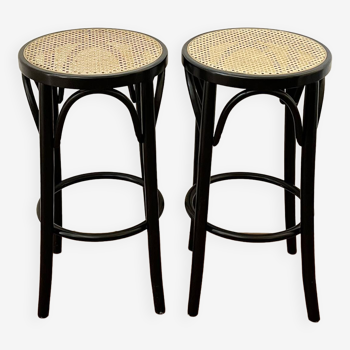 Pair of bistro style bar stools