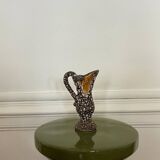 Small fat lava vase