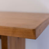 Elm table model T14A by Pierre Chapo, 1960s