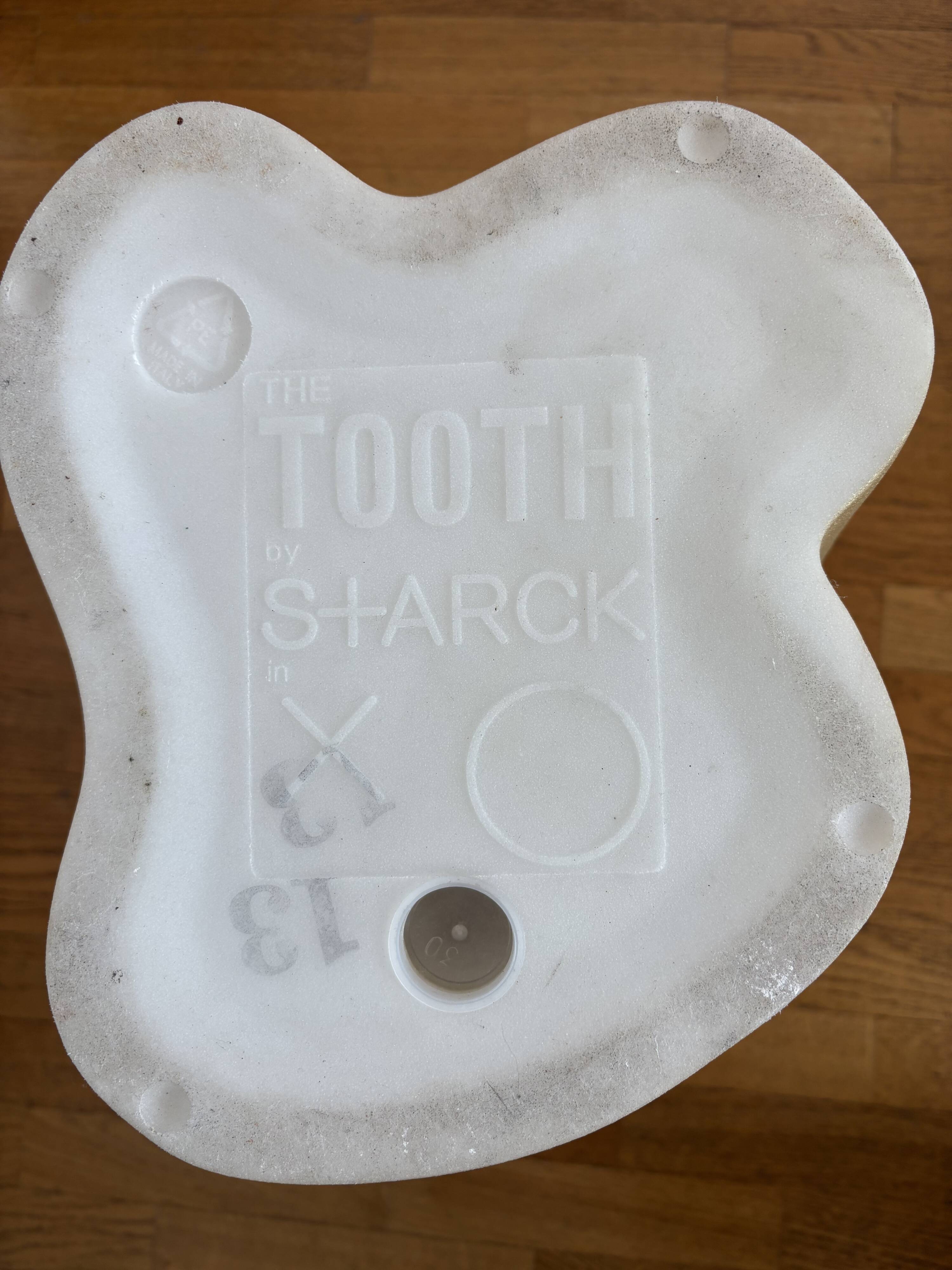 Gold “Tooth” stool – Philippe Starck for XO (Italy, 2002)