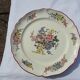 4 flat plates in Villeroy & Boch earthenware model flowers of Montclair diam 25 cm