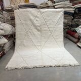 Blessed carpet Ouarain white/white 354x250cm