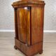 19th-Century Biedermeier Mahogany Wood and Veneer Linen Press