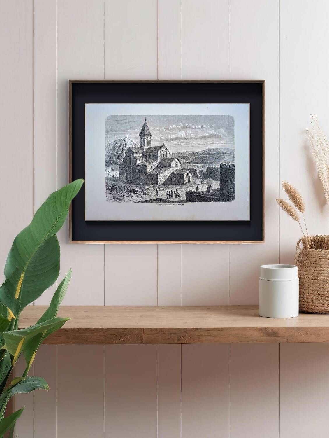 Cathedral of Svetitskhoveli, Georgia. Printed in 1861.