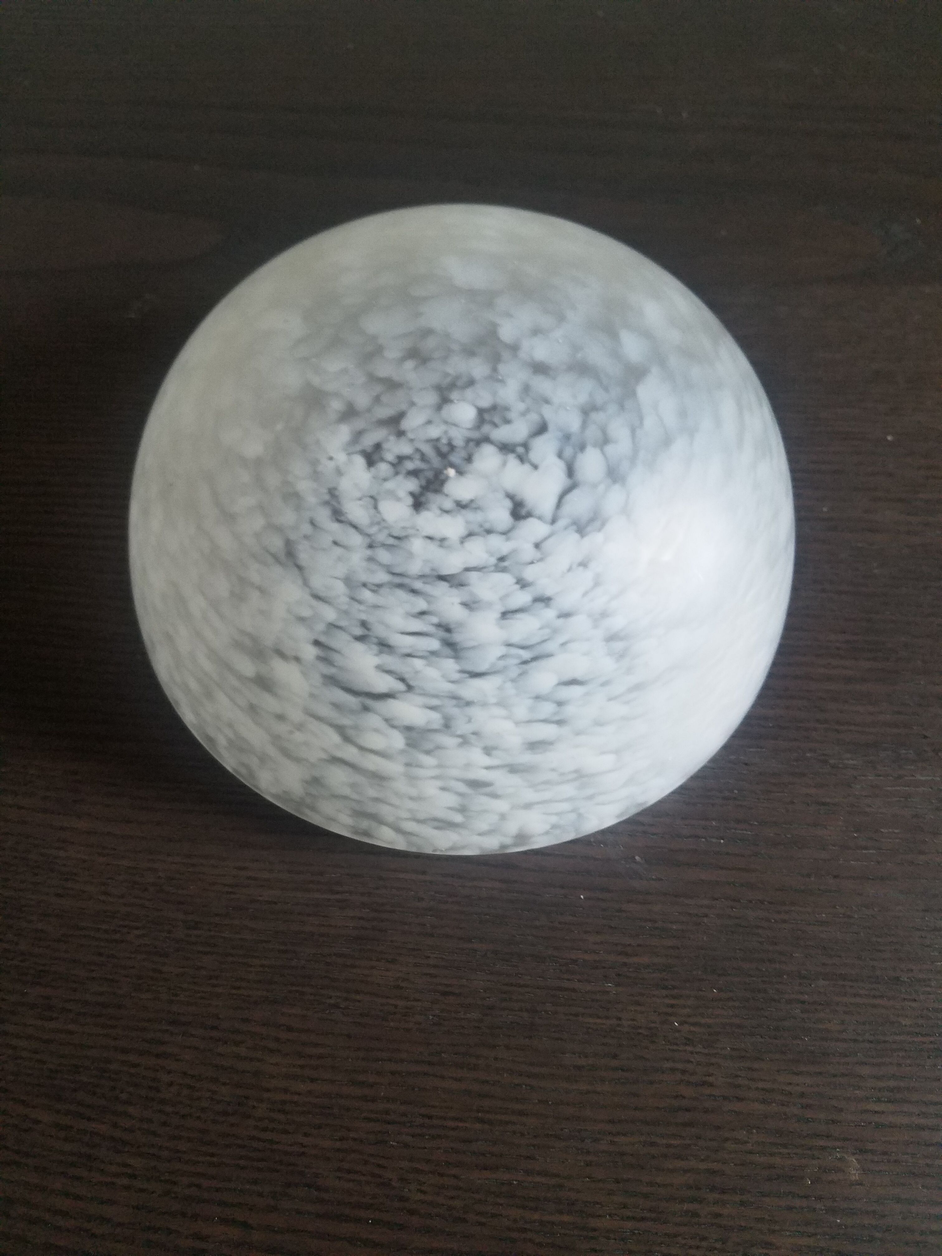 Vintage Clichy glass ceiling light