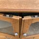 Buffet parisien vitré 1920 bois brut massif