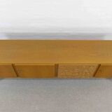 Mid-century brutalist oak sideboard