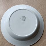 Grand plat creux barbotine