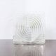 "Prism" wall light, pressed glass, 1960s