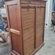 Double curtain cabinet in oak "notary's furniture"