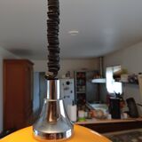 Vintage opaline orange pendant lamp “viro”