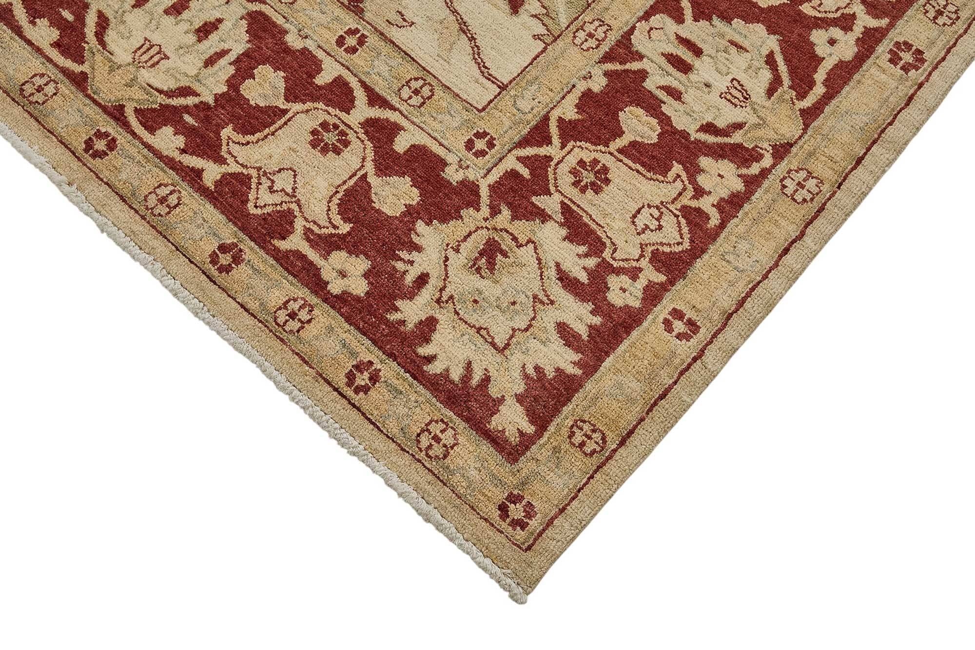 Turkish Handknotted Wool Oushak Rug 242 cm x 295 cm